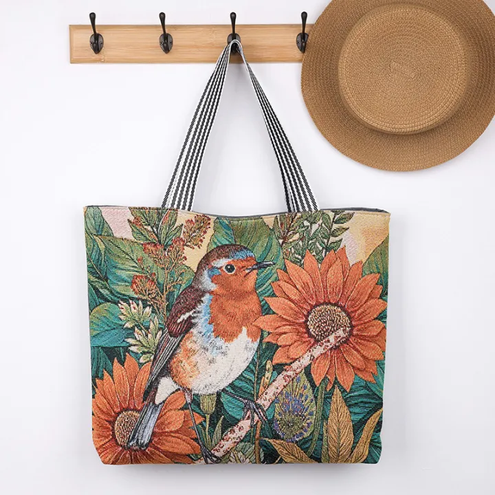 Women's%20Butterfly%203D%20Embroidered%20Large%20Capacity%20Shoulder%20Bag%20Tote%20Handbag%20Mommy%20Shopping%20Canvas%20Bag%20-%20Image%208