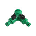 Y Connector Resealable Quick Coupling Drip Irrigation System Adapter 3-way Valve Mystic. 