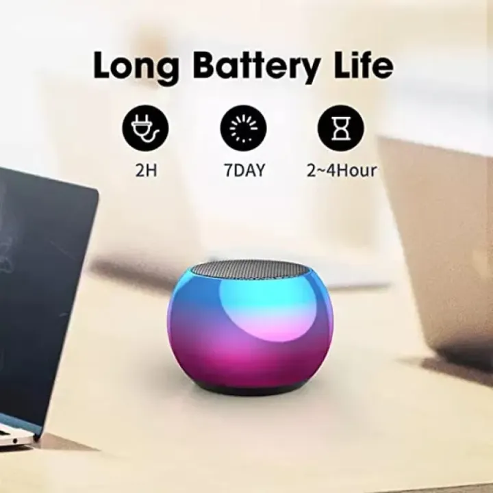 Mini%20Bluetooth%20Portable%20Speaker%20Round%20Small%20Steel%20Cannon%20Stereo%20Subwoofer%205W%20-%20Image%204