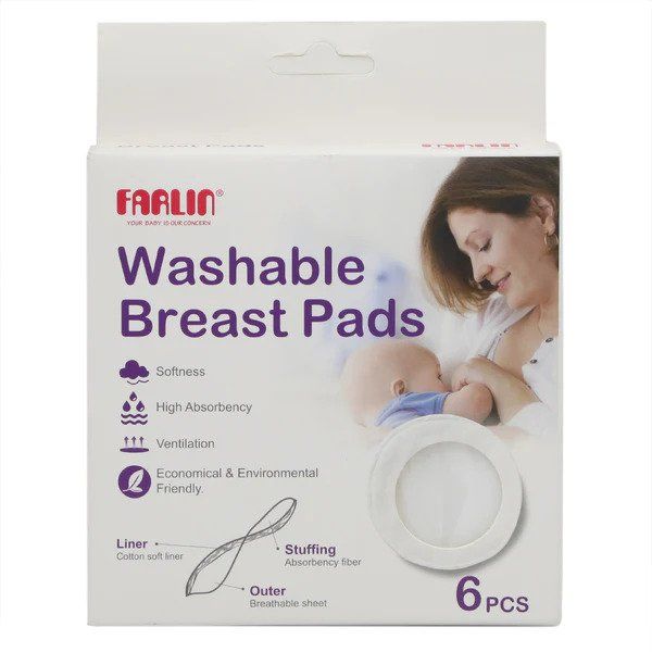 Farlin Washable Breast Pads-6 Pcs
