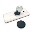 Mini Portable Round Shape Blank 360 Rotation Double-sided Mirrors Mobile Phone Folding Stretch Bracket Phone Holder AITENG. 