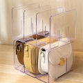 Handbag Storage Box Divider Shelf Bag Storage Rack Handbag Storage Wardrobe Storage Finishing Cabinet Partition Display Case. 
