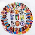 35Pcs Football Players EPL Club DIY Styling Vinyl Stickers Decor For Laptops, Cars, Bikes, Luggages Or Fridges. 