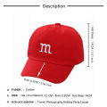 Years－61 Cap Kids Letter Cap Sunscreen Cap Boys Baseball Cap Kids Kids Kids Baby Hip Hop M Embroidery－8-12-15. 