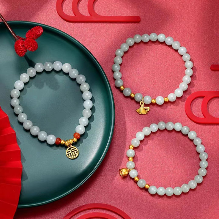 quality%E3%80%91Sikkim%20Blessing%20Bracelet%20National%20Tide%20Orchid%20Ginkgo%20Leaf%20Bracelet%20Women's%20Transfer%20Beads%20Espresso%20Rope%20Blessing%20Bracelet%20-%20Image%202