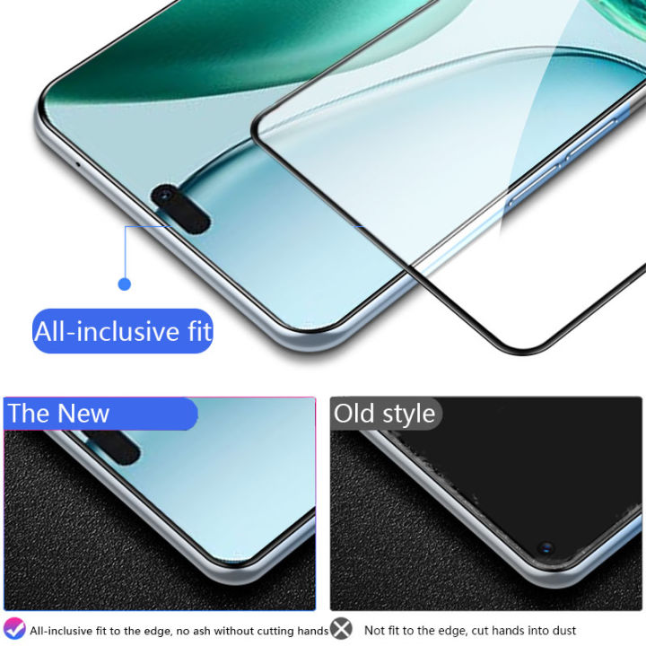 (2Pcs)Biruiqu%20For%20Honor%20X8C%209H%202.5D%20Full%20Cover%20Tempered%20Glass%20Screen%20Protector%20Film%20Black%20-%20Image%207