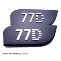 1 PCS for Cover Fuselage Name Plate for 77D Tag Plate Nameplate Camera Repair Parts ABS. 