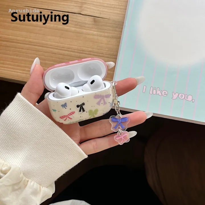 Sutuiying%20Fashion%20Anrushide%20Korean%20Ins%20Cute%20Colourful%20Bow%20For%20Apple%20Airpods%20Pro%201st%20Generation%20High%20Quality%202nd%20Generation%203rd%20Generation%204th%20Generation%20Bluetooth%20Headse%20-%20Image%206