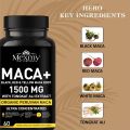 Mexmy Feel Eighteen MACA Capsule 1500mg with Black, Red, Yellow Maca & Tongkat Ali Extract | Boost Energy and Vitality Naturally | 60 Capsules. 
