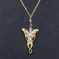 [ New ] The Lord of the Rings Magic Ring Fairy Princess Ornament Twilight Star Necklace Dawn Star Men's and Women's Necklaces. 