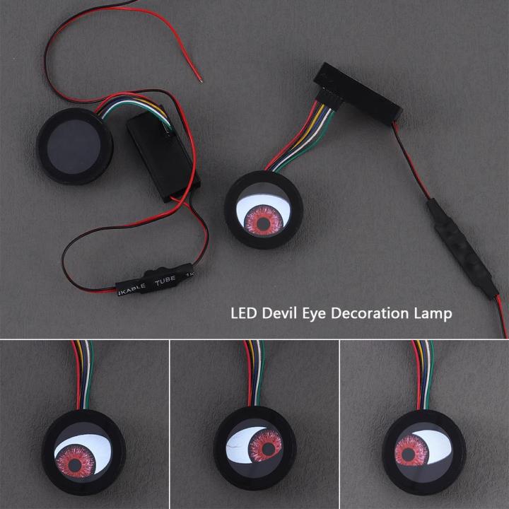 Auto Accessories Retrofit Light LED Devil Eye Decoration Lamp Demon Eyes LED Headlights Car Motorcycle Light 4/8 Model 12V Car Headlight Car