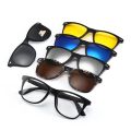 5 in 1 Magnetic Clip On Prescription Glasses For Unisex. 