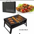 Barbecue Grills Portable Folding Charcoal Grill For Picnic Black Steel Collapsible Barbecue Oven Household BBQ Grill. 