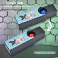 Popular Magic Purple Magic Box Trick Performance Plastic Magic Show Props Mystery Magic Show Magic Disappearing Box for Kids Teens. 