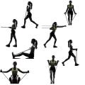 Double Toning Resistance Tube Band Heavy Quality Pull Rope Elastic Exercise Band for Stretching, Full Body Workout. 