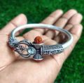 Mahakal Unisex Sliver Plated Rudrakshya Bracelet for Man. 