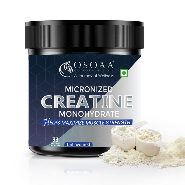 OSOAA Micronized Creatine Monohydrate - (100 gm, 33 Servings)