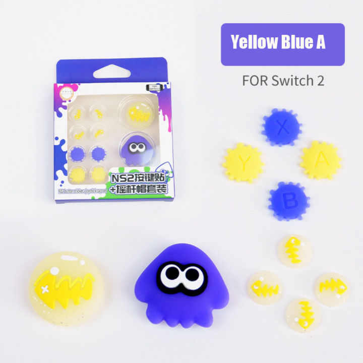 Splatoon 3 D-pad Direction Button ABXY Key Sticker For Nintendo Switch ...