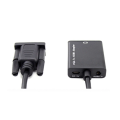 VGA To HDMI-compatible Converter Computer TV HD Chip Cable with Audio Power Supply VGA To HDMI-compatible Wiring. 