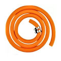 LPG gas 2 Meter Gas Pipe with 2 Hose Clump (Steel Wire Reinforced). 