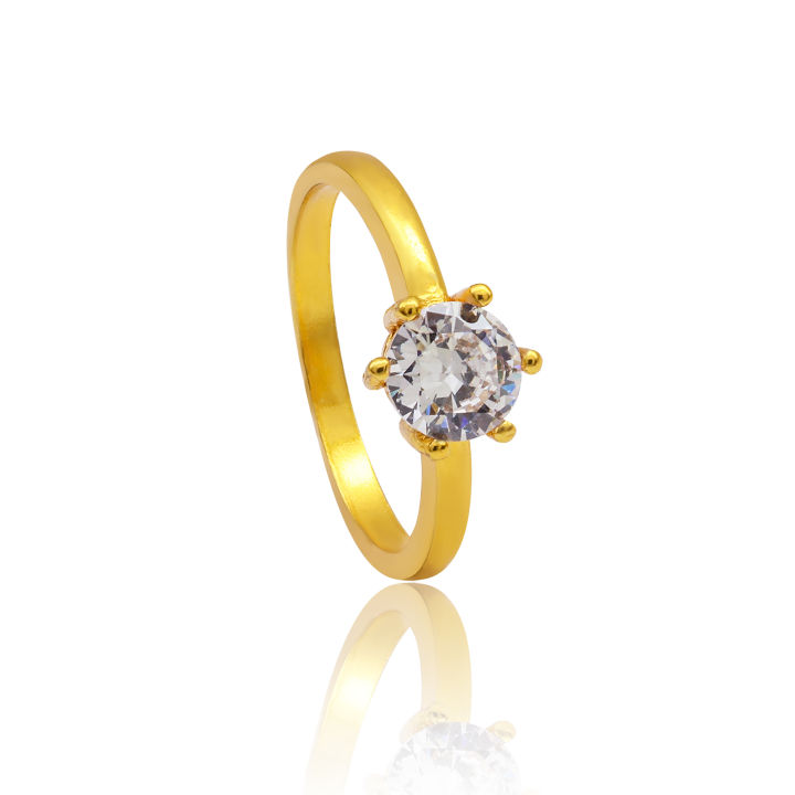 Gold%20Plated%20Ring%20With%20White%20Stone%20For%20Women%20(Panchadhatu)%20-%20Image%204