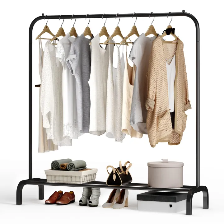 Garment%20Clothing%20Rack%20For%20Hanging%20Single%20Rods%20Storage%20Shoes%20Shelf%20Suit%20Coat%20Rack%20Iron%20Stand%20Full%20Body%20-%20Image%204