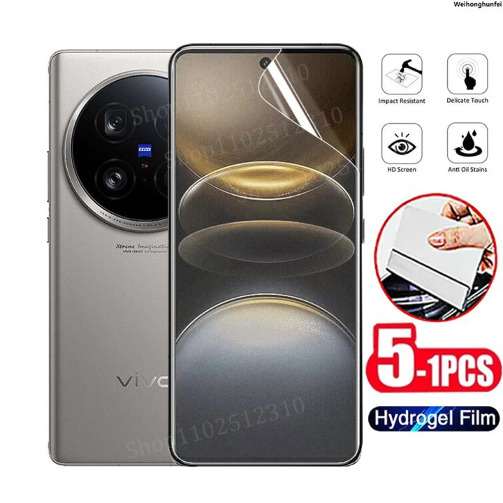 Weihonghunfei2025 New 1-5Pcs Hydrogel Film For Vivo X100 Ultra 90 80 70 60 50 Pro Plus Screen Protector For Vivo Iqoo 10 9 8 Pro V30 V23 S12 Not Glass