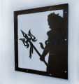 AEROMAX Shiva Wooden Wall Art Decor. 