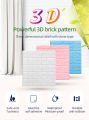 Foam Bricks 3D Self Adhesive Brick Wall Stickers And Waterproof Antifouling Pe Foam Home Decor Wallpaper Sticker. 
