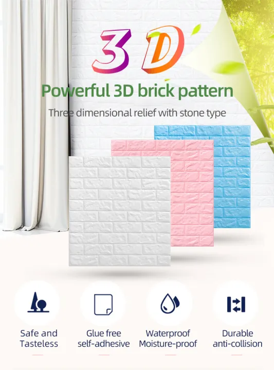 Foam%20Bricks%203D%20Self%20Adhesive%20Brick%20Wall%20Stickers%20And%20Waterproof%20Antifouling%20Pe%20Foam%20Home%20Decor%20Wallpaper%20Sticker%20-%20Image%207