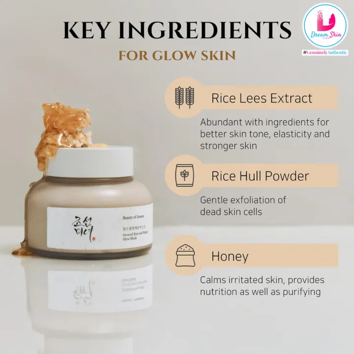 Beauty%20of%20joseon-Ground%20Rice%20and%20Honey%20Glow%20Mask%20%5B150ml%5D%20By%20Dream%20Skin%20Nepal%20-%20Image%203
