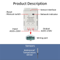 (GGBR)-WiFi Temperature Switch with 2M Sensor Smart WiFi 20A Thermostat Temperature Switch Supports Voice Control. 