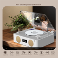 Lossless Bluetooth 5.0 CD Player with LED Ambient Light Built-in Speaker HIFI Music Player FM Radio Playback Player. 