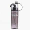 Water Mist Spray Bottle, 600ml | Spray Water Bottle For Drinking Sports Water Bottle Cycling BPA Free 600ML | Pink Color. 