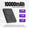 Ultima Boost 10K Mini 10000mAh Wireless Sleek & Compact Powerbank with 22.5W Fast Charging, Magsafe Compatible, Supports PD, QC3.0, 2 Way Charging Dual Ports Power bank for iPhone. 