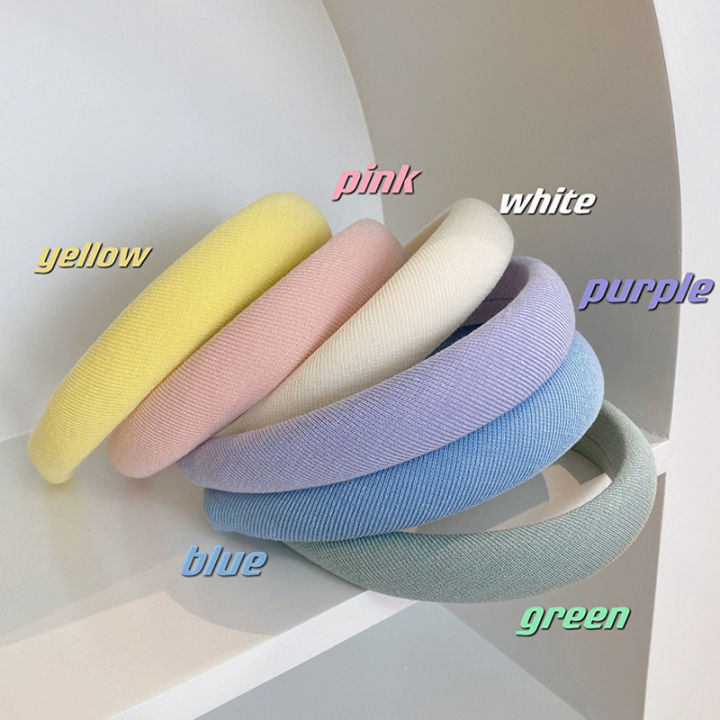 Korean%20Style%20Wide%20Sponge%20Solid%20Color%20Headband%20High%20Skull%20Top%20Women%20Summer%20Internet%20Celebrity%20New%20Trendy%20Hairband%20Versatile%20for%20Going%20Out%20-%20Image%207