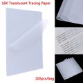 100Pcs Durable Drawing Sheet A4 Tracing Paper Office Art Supplies For Student Sketching Paper Calligraphy Writing White Translucent Drawing Copy Paper. 