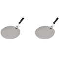fasdaga 2X Pizza Paddle 12 Inch, Folding Stainless Steel Pizza Peel, Handle Pizza Paddle Shovel, for Bbq Pizza Oven. 