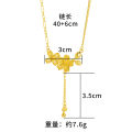 Vietnam sand gold double flower tassel necklace imitation gold clavicle set chain Internet celebrity with the same bridal flower wedding flower jewelry. 