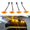 fasdaga 5X Plug & PLAY Car LED Front Grille Smoked Daytime Running Lights Lamp for Universal Pickup Truck Sedan. 