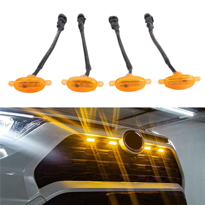 fasdaga%205X%20Plug%20&%20PLAY%20Car%20LED%20Front%20Grille%20Smoked%20Daytime%20Running%20Lights%20Lamp%20for%20Universal%20Pickup%20Truck%20Sedan%20-%20Image%207