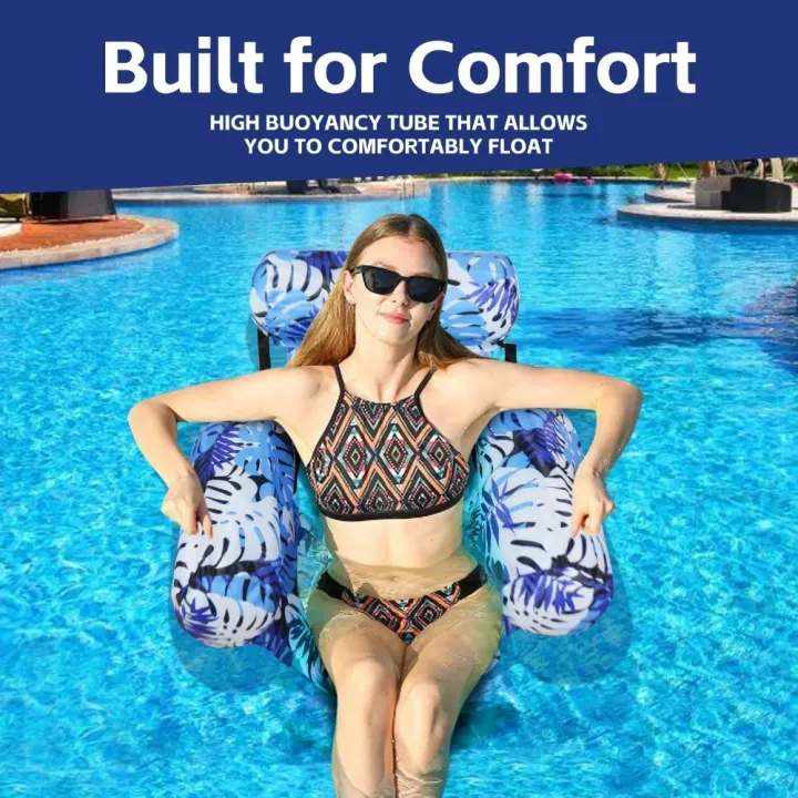 New%20Foldable%20Inflatable%20Pool%20Float%20Blow%20Up%20with%20Arm%20&%20Backrest%20Water%20Swimming%20Hammock%20Floating%20Bed%20Summer%20Beach%20-%20Image%208