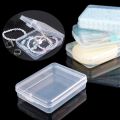 Creative Square Plastic Transparent Storage Box Jewelry Beads Container Fishing Tools Accessories Boxes Small Items Sundries Case. 