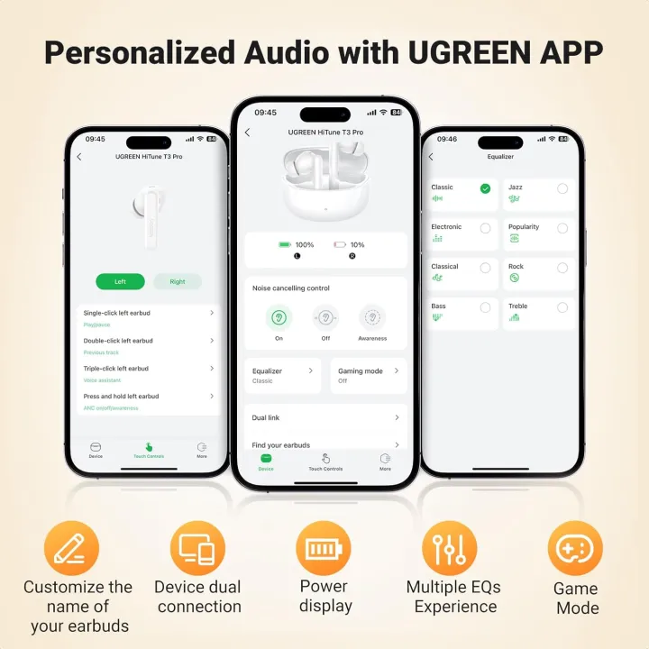 (WS206-35725)%20UGREEN%20HiTune%20T3%20Pro%20Earbuds%20Bluetooth%205.4%20Active%20Noise%20Cancellation%204%20Mics%20ENC%20Clear%20Calls,%2030H%20Playtime%20Fast%20Charge,%20IPX5%20Waterproof%20-%20Image%206