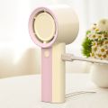 Lightweight Portable Mini Handheld Fan Low Noise Rechargeable Small Electric Fan Multifunctional Cooling Fan for Office Desk Student. 