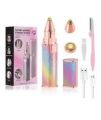 2 in 1 Electric Eyebrow Trimmer & Facial Hair Remover | Painless Mini Epilator Shaver for Women | Portable Makeup Razor. 
