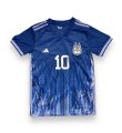 Argentina Away Kit 2022 World Cup Messi Printed. 