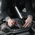 fasdaga 5X Cob Multi-Function Flashlight Car Repair Light Outdoor USB Charging Hand Lamp. 