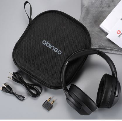 abingo Active Noise Cancelling Headphones BT30NC PRO Hybrid ANC bluetooth headphone Auriculares inalámbricos Wireless headphones