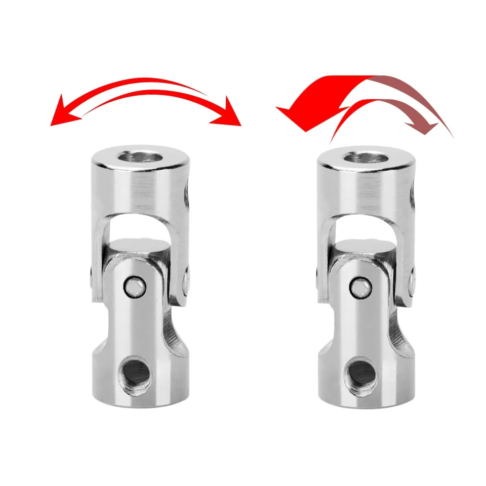 4 Packs 4mm to 4mm Steel Universal Joint Cardan Coupling Connector,  Rotatable Model DIY Motor Shaft Fitting Accessory | Daraz.com.np